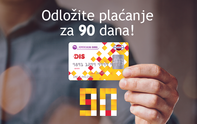 Odloženo plaćanje Dina DIS Co-branding karticom 